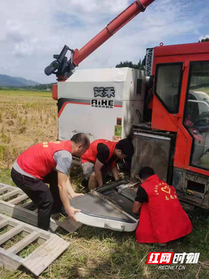 永順縣農機志愿者送服務到田間地頭 確保秋季水稻豐收
